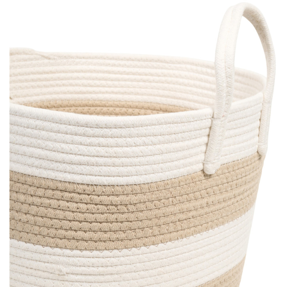 Striped Storage Basket Image 3