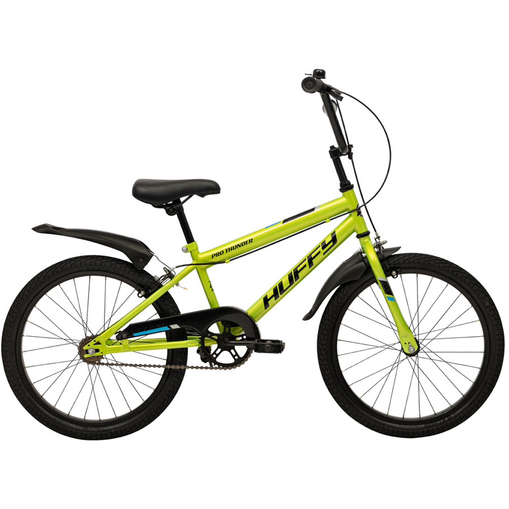 Huffy Pro Thunder Kids Single Speed 20 inch Acid Green Bike Image 2