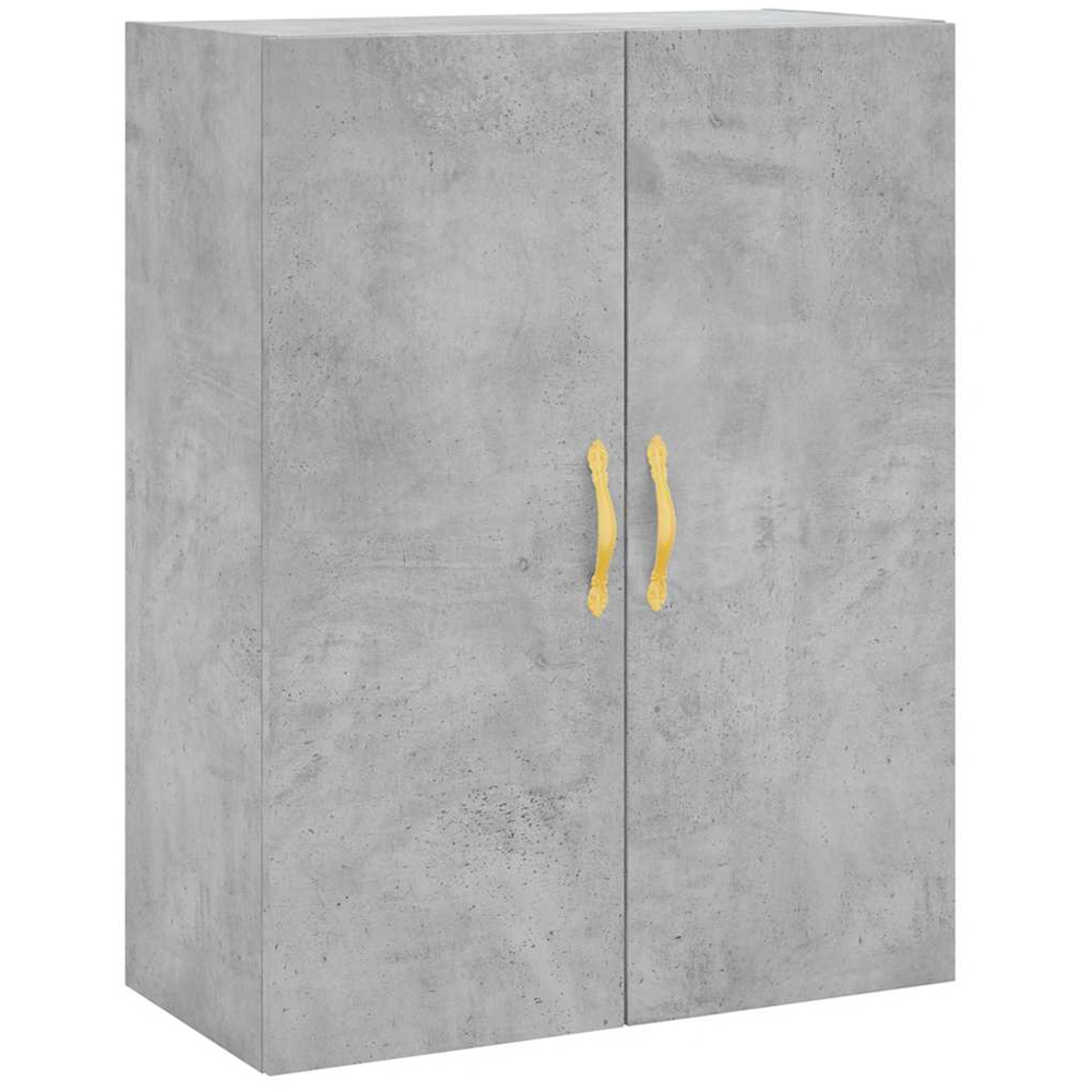 vidaXL 2 Door 3 Shelf Concrete Grey Highboard Image 5