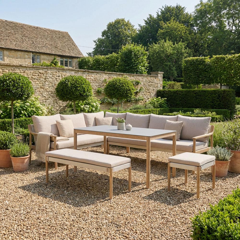 Newmarket Corner Sofa Set - Cream Image 6