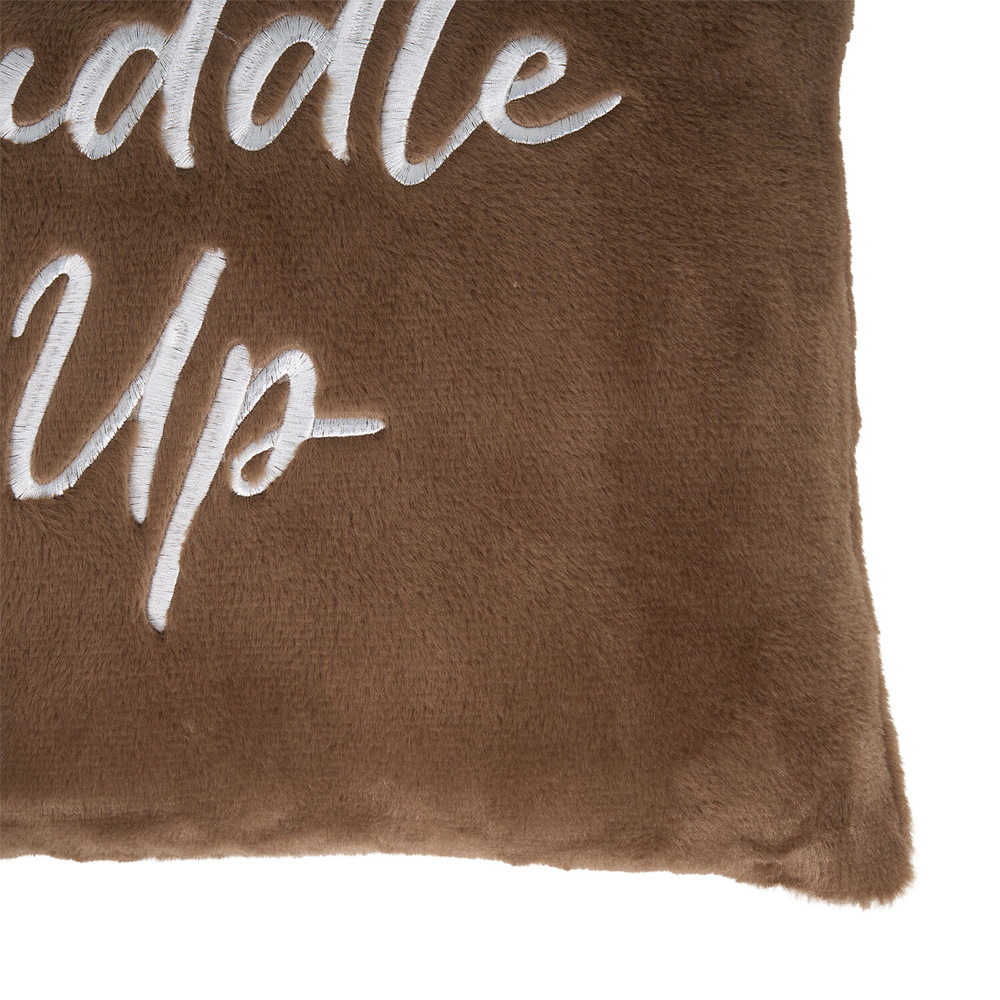 Cuddle Up Cushion Mocha Image 3