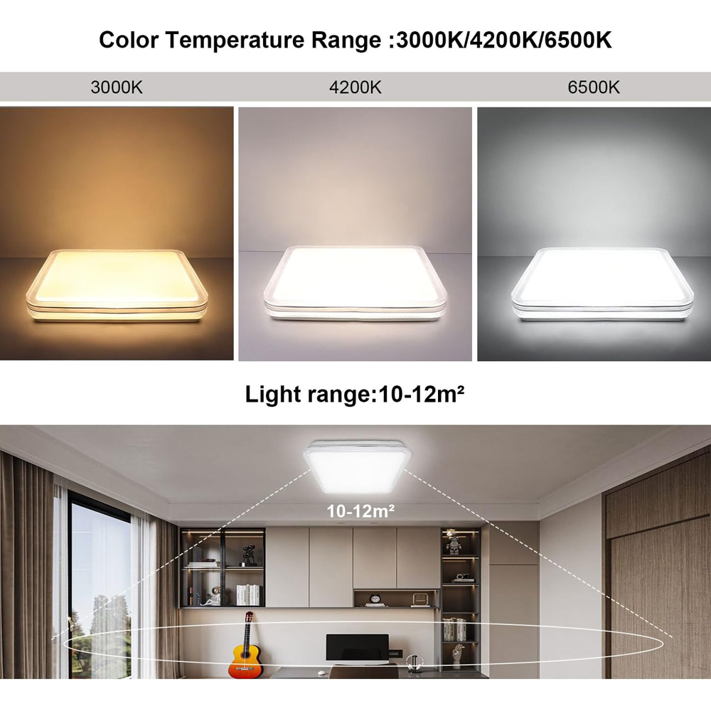 ExtraStar Crystal Effect Border Tri Tone Ceiling Downlight Image 5