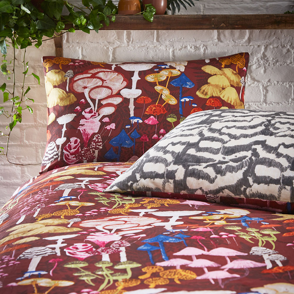 furn. Amanita Single Redwood Duvet Set Image 3
