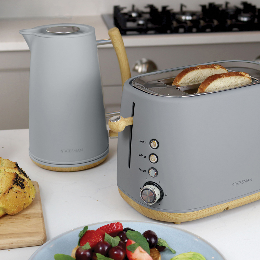 Statesman SKK00153GY Grey Scandi Design 1.7L Jug Kettle 3000W Image 7