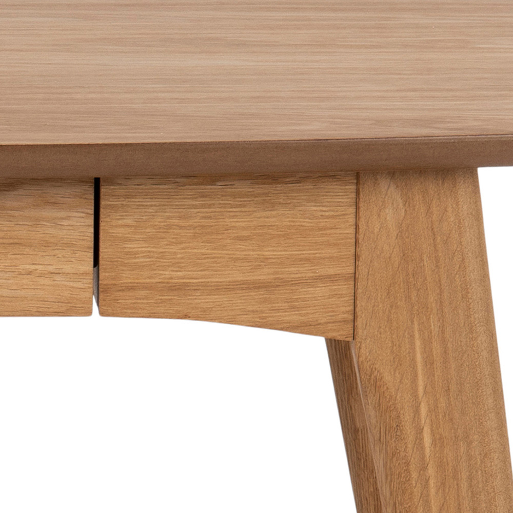 Florence Woodstock Single Drawer Office Desk Oak Image 6