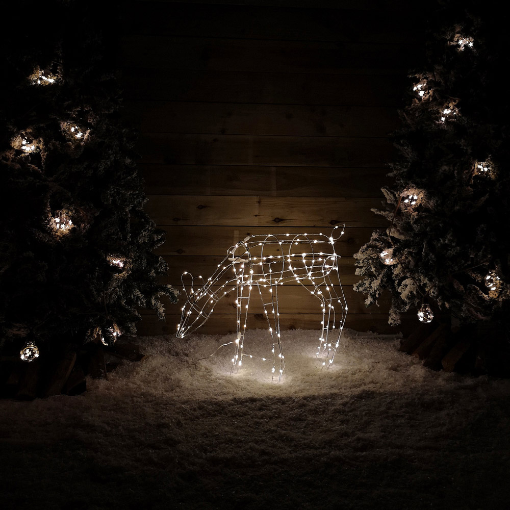 Samuel Alexander Grazing Reindeer LED Outdoor Christmas Decoration 63cm Image 6