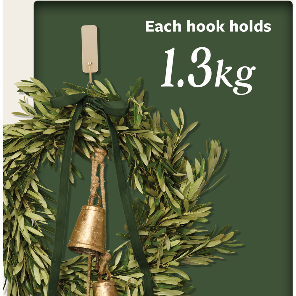 Pack of 2 Command Medium Decorative Hooks Latte Image 4