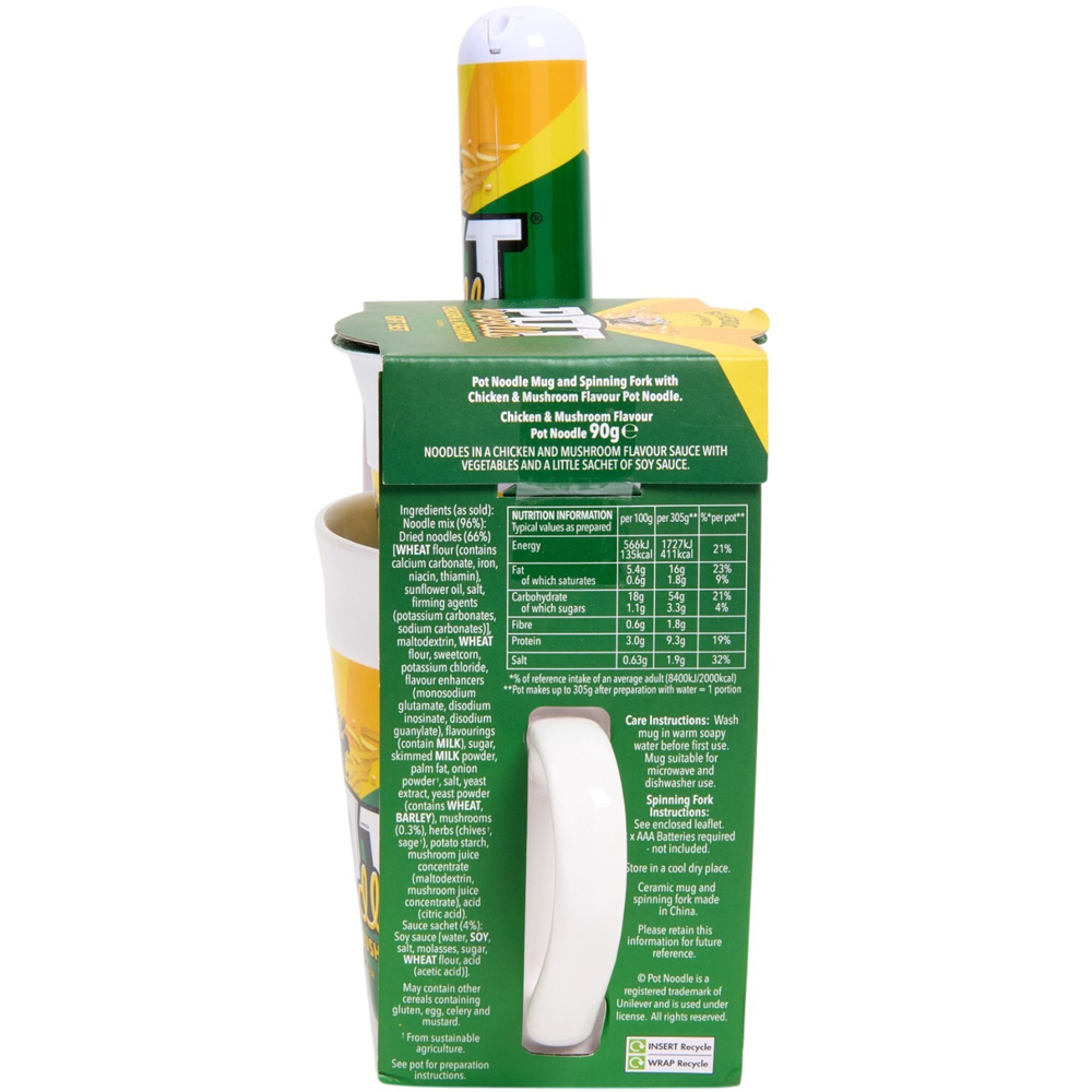 Pot Noodle Mug and Spinning Fork Image 3