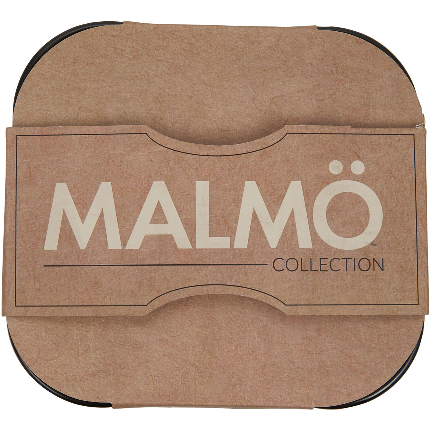 Set of 4 Malmo Stacking Mugs - Black Image 3