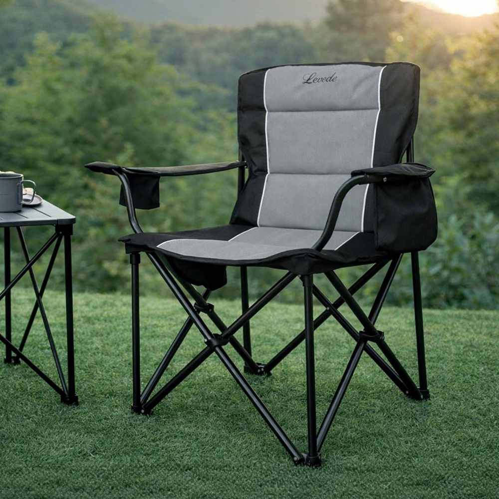 Levede Oversized Foldable Camping Chair Image 2