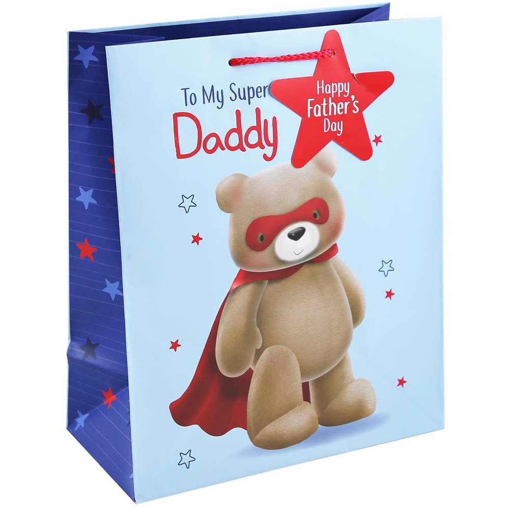 Cute Fathers Day Bear Bag Image