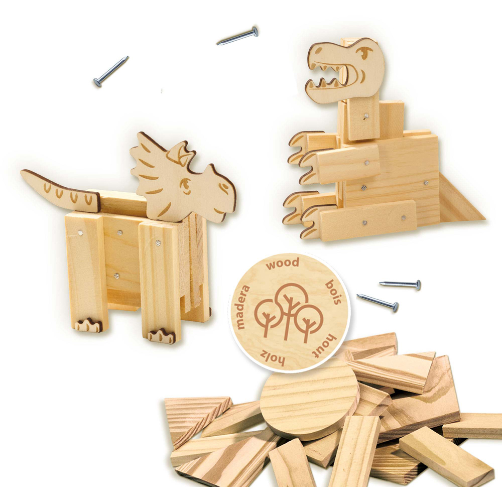 SES Creative Woodwork Dinosaur Set Image 3