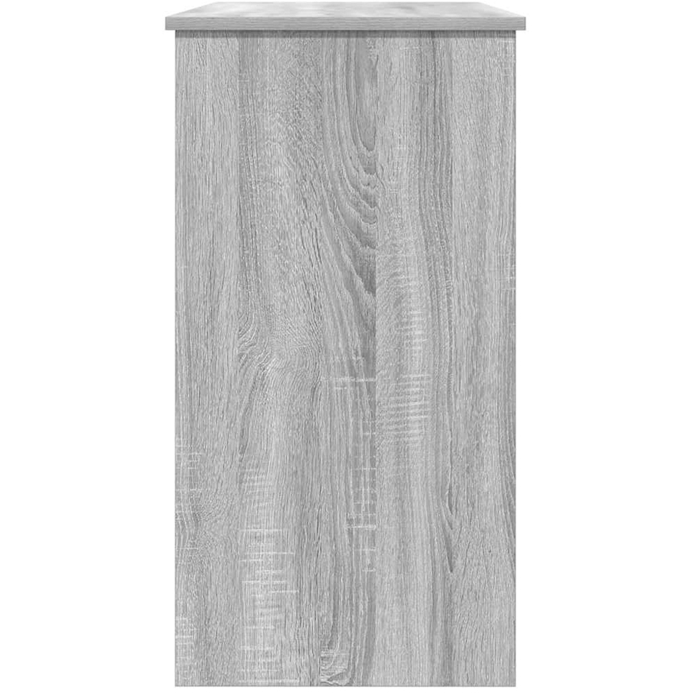 vidaXL Single Drawer Single Shelf Office Desk Grey Sonoma Image 5