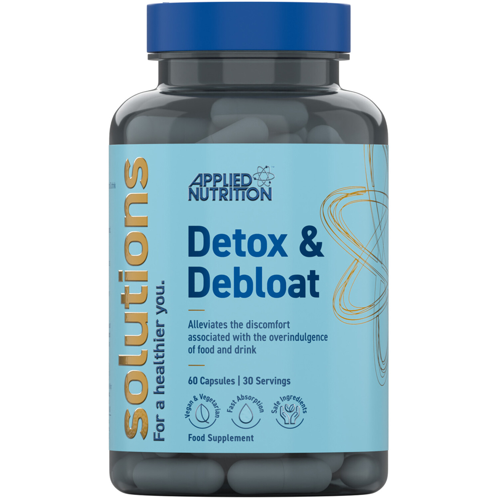 Pack of 60 Applied Nutrition Solutions Detox and Debloat Capsules Image 1