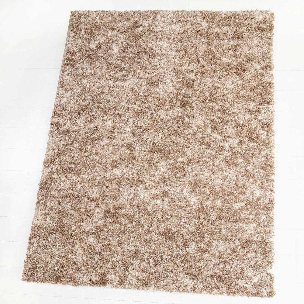 Kukoon Alder Beige Shaggy Rug 80 x 150cm Image 2