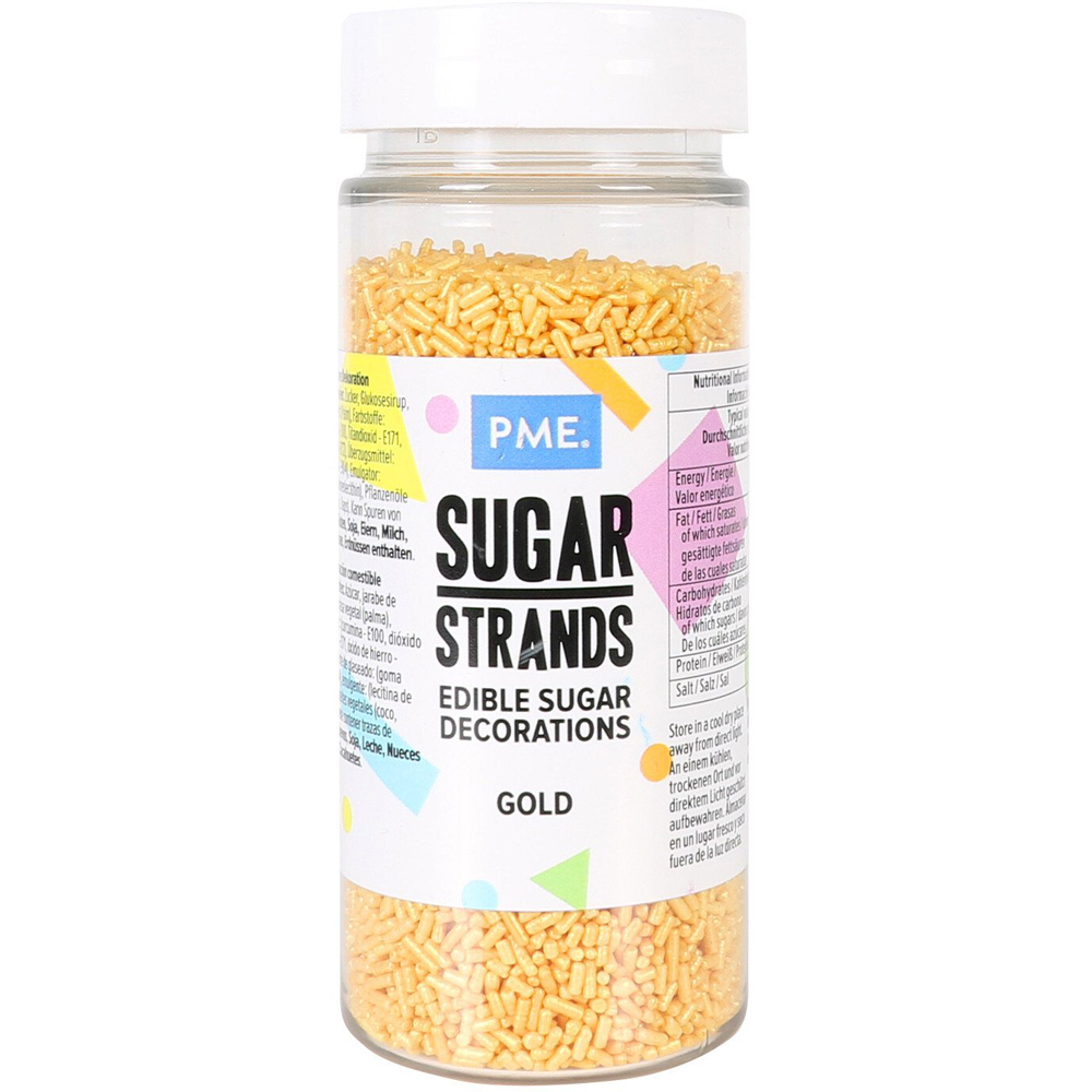 PME Sugar Strands - Gold Image