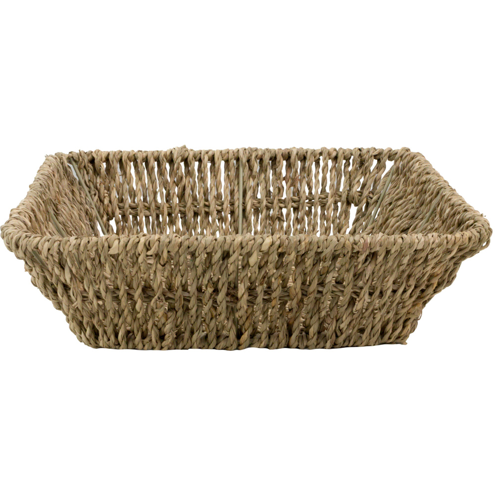JVL Seagrass Square Tapered Tray Image 3