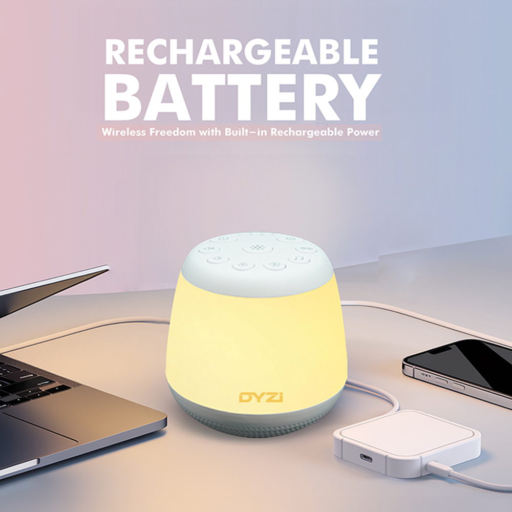 Dyzi Portable White Noise Machine Baby Adults Kids Sleep Aid Image 5