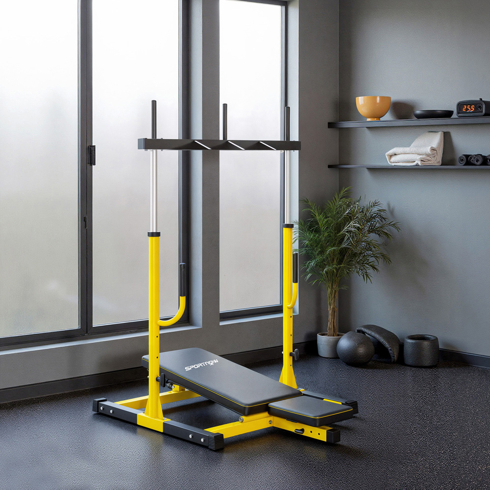 SPORTNOW Height Adjustable Vertical Leg Press Machine Image 3