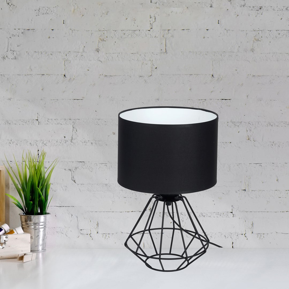 Milagro Colin Black Table Lamp 230V Image 4