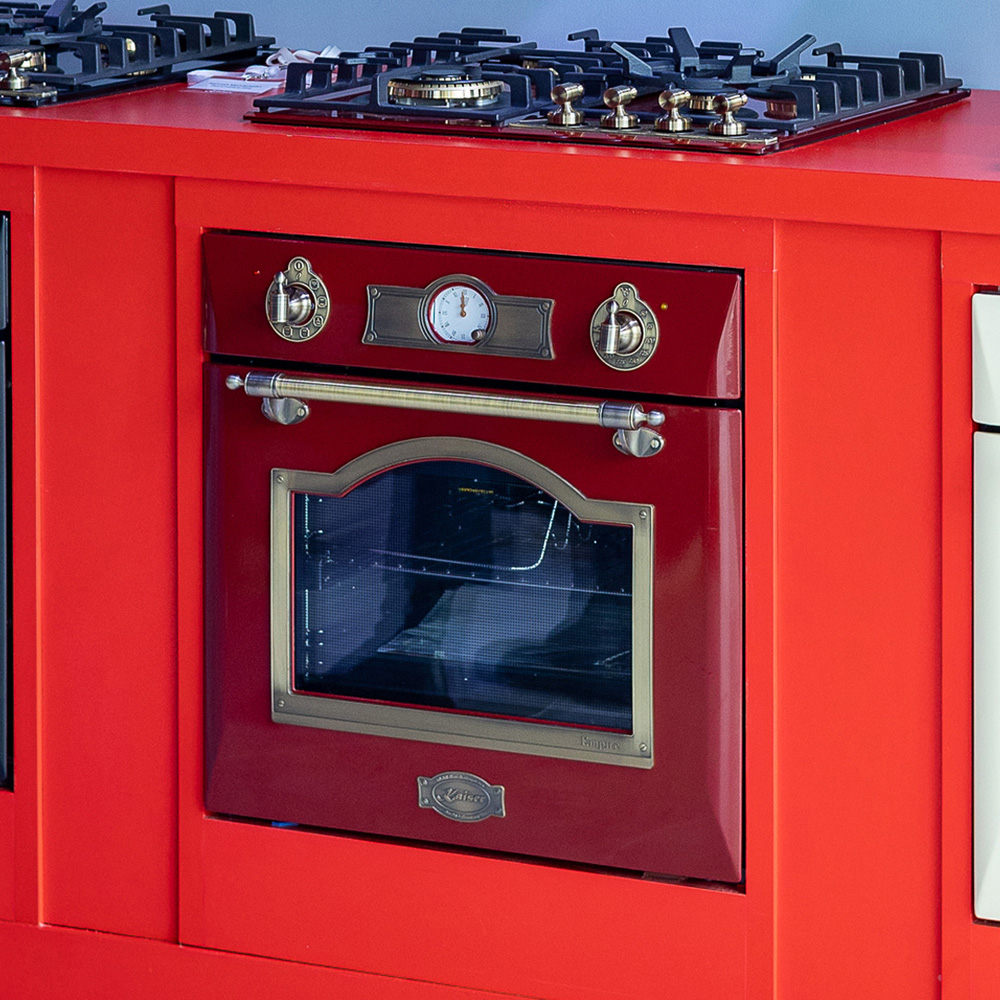 Kaiser Empire Bordeaux Red 63L Electric Oven Image 2