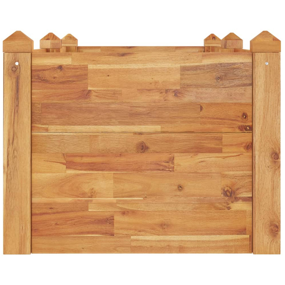 vidaXL Brown Solid Wood Acacia Raised Garden Bed 160 x 60 x 44cm Image 3