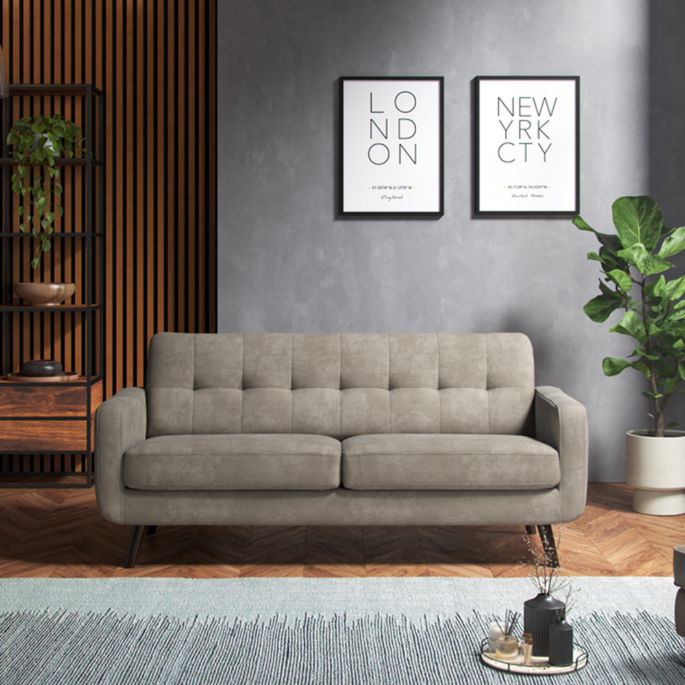 Julien 3 Seater Enjoy Antelope Beige Sofa Image 5