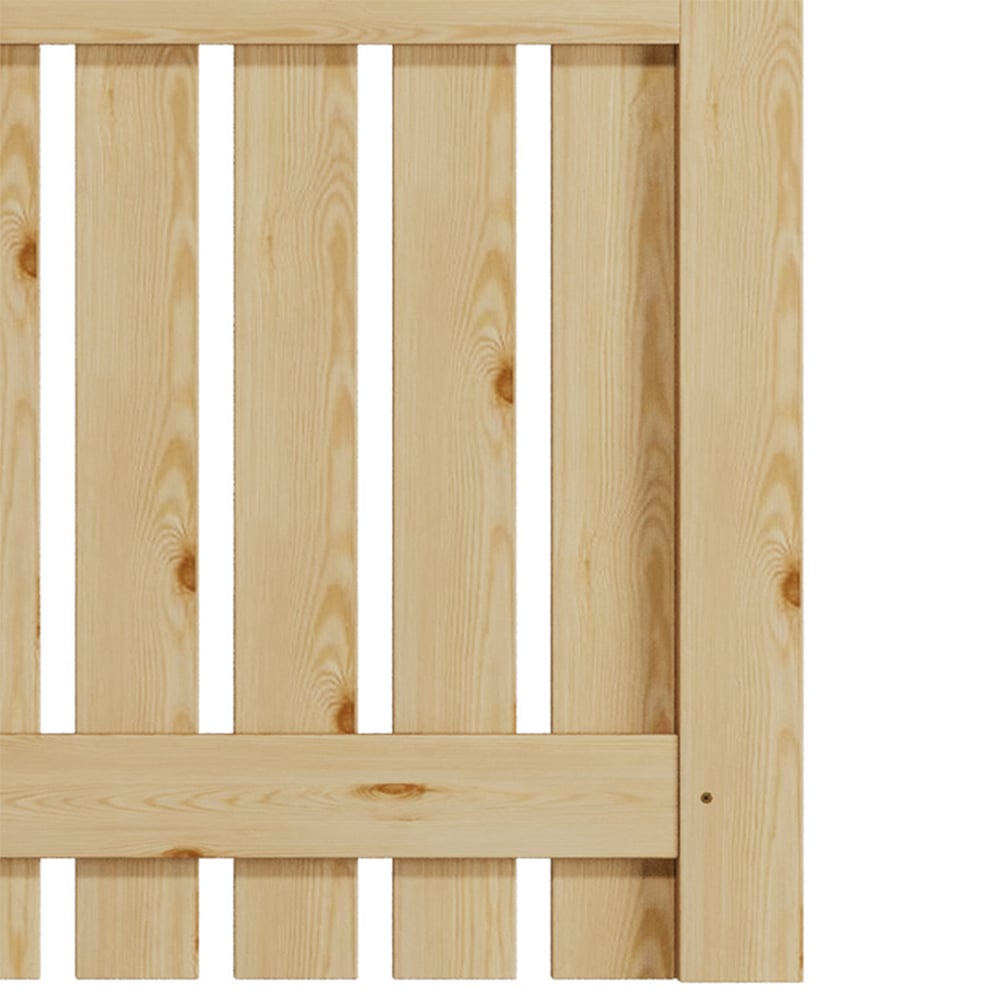 Outdoor Minimalist Nature Wooden Straight-Corner Garden Fence Door, 120 x 90 x 2.5cm Image 6