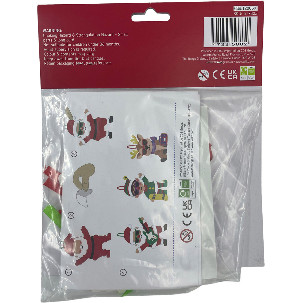 Pack of 3 Christmas Make Your Own Character Decoration Kits Image 3