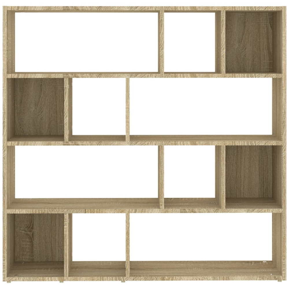 vidaXL 12 Shelf Sonoma Oak Bookcase Image 4