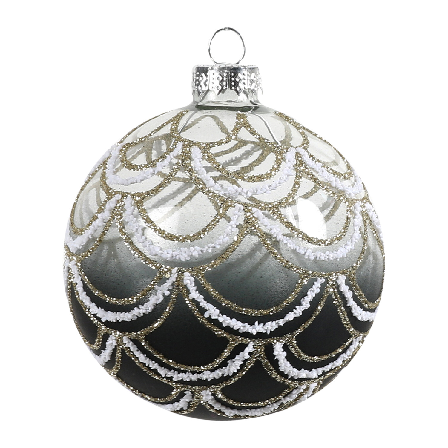 Single Chic Noir Black Beaded Design Bauble in Assorted Style Image 2