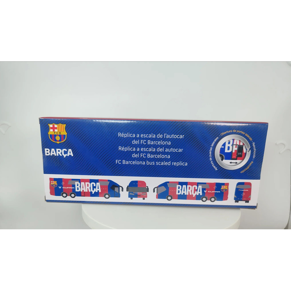 Banbo FC Barcelona Bus Model Football Team Coach Toy Image 8