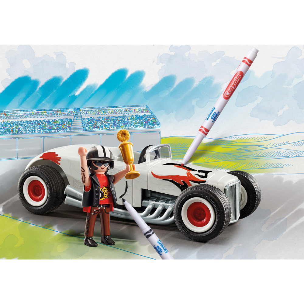 Playmobil Colour Hot Rod Playset 20 Piece Image 5