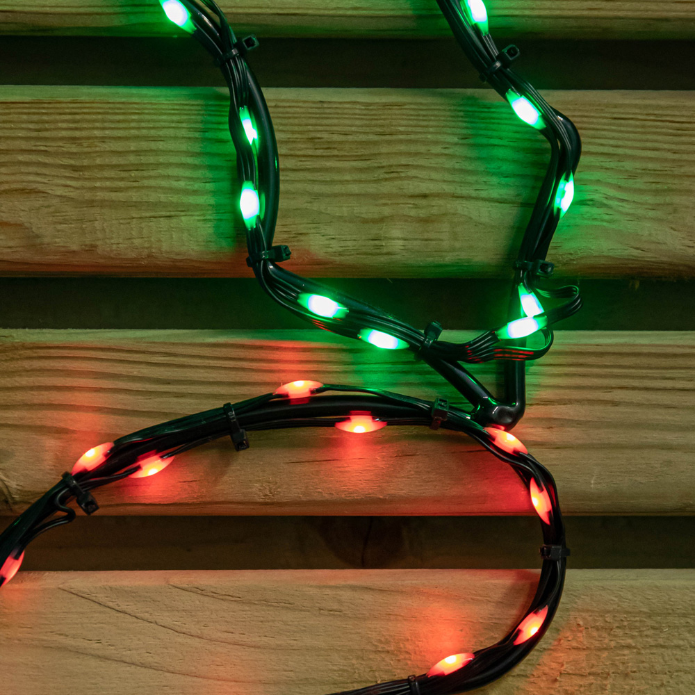 Samuel Alexander 938 Red White Green LED Light Up Hanging Merry Christmas Sign 200 x 78cm Image 6