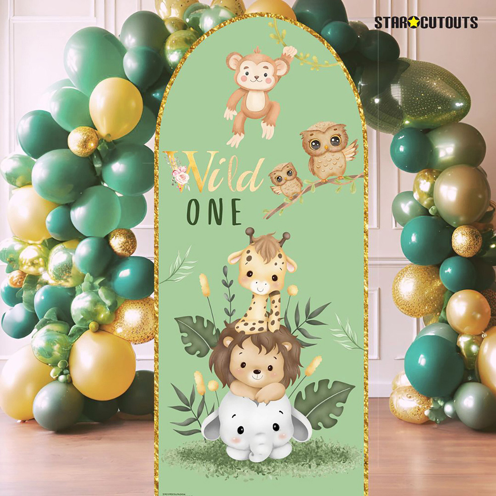 Star Cutouts Wild One Backdrop Sailboard Cardboard Cutout 185 x 80cm Image 2