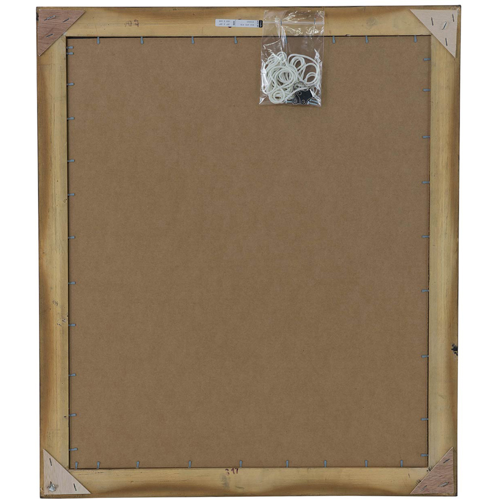 MirrorOutlet Fraser Gold Beaded Wall Mirror 71 x 61cm Image 4