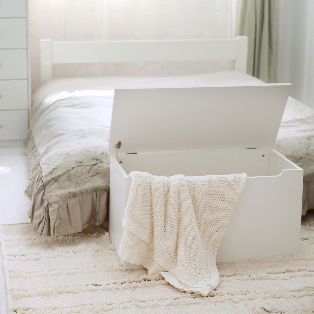 Core Products Erin White Finish Ottoman  Image 4