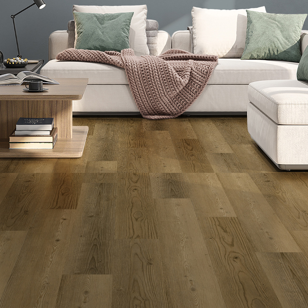 Plancs Flooring Walnut Self Adhesive Vinyl Floor Planks 1.11sqm Image 1