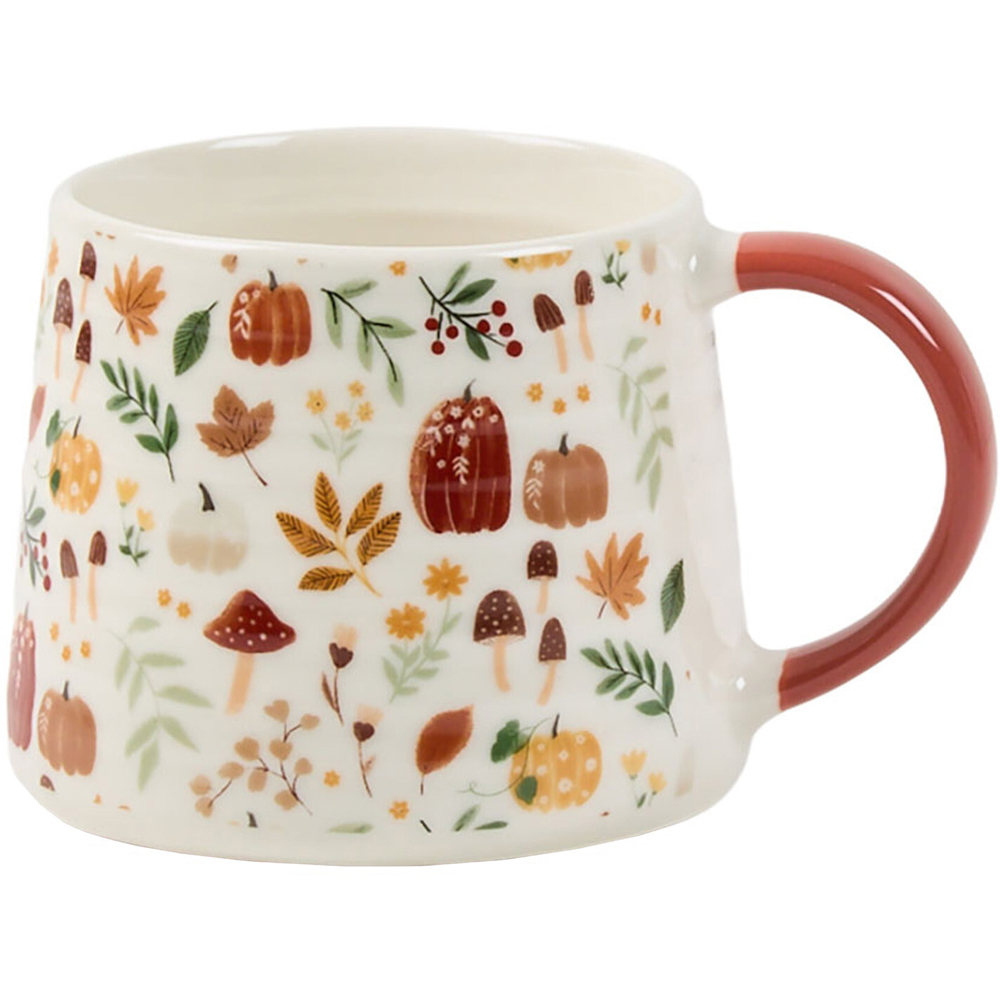 Autumn Print Ribbed Mug Image 7
