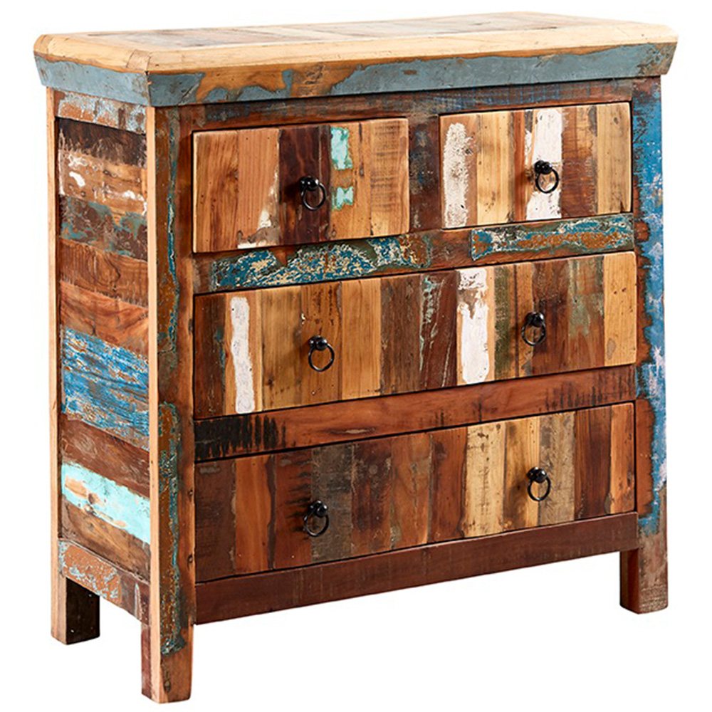 Brooklyn Camea 4 Drawer Wooden Chest of Drawers Image 2