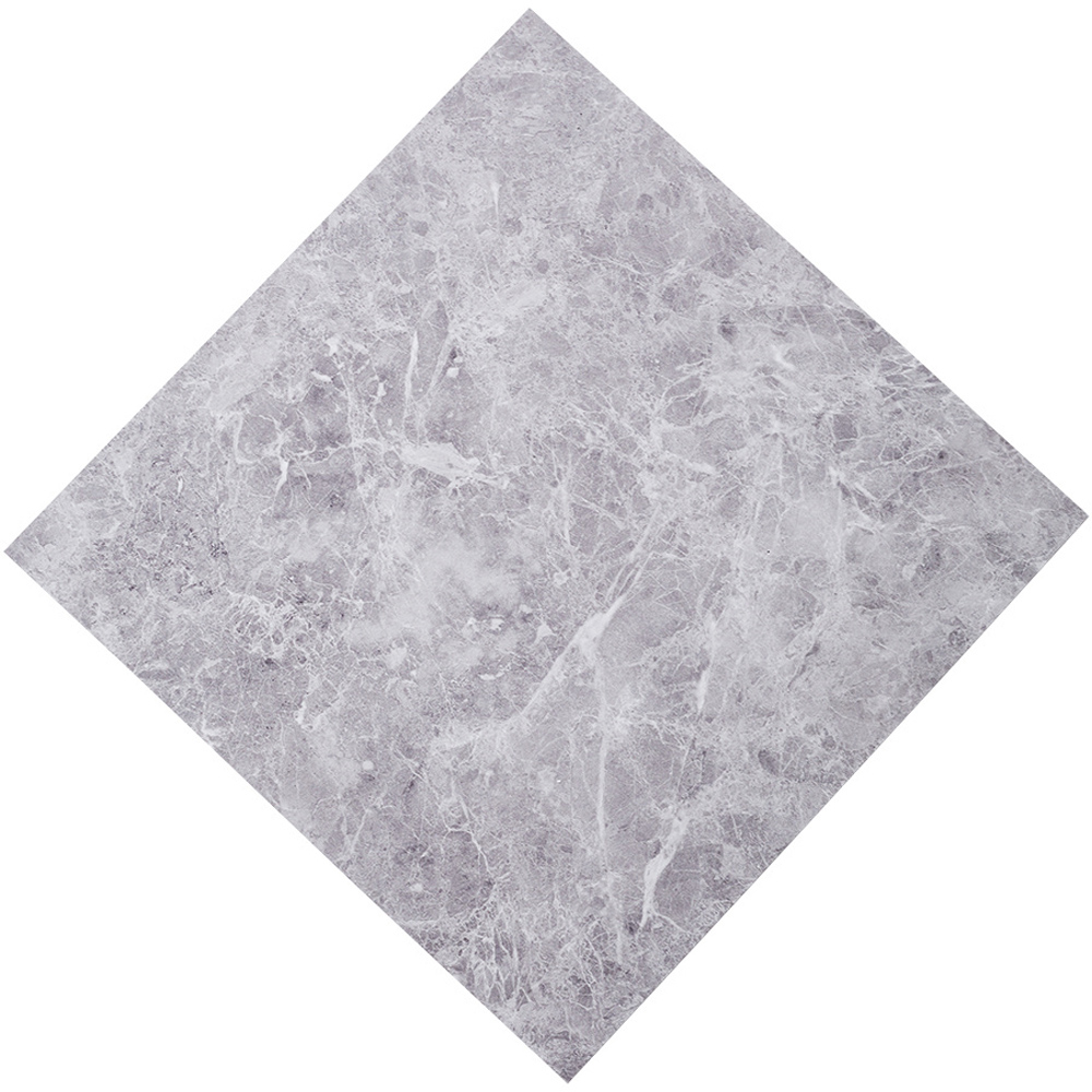 Living and Home Grey Spider Vein Marble Texture PVC Floor Tile 24 Pack Image 2