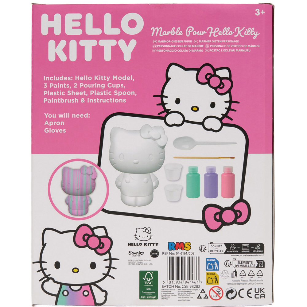 Hello Kitty Marble Pour Kit Image 3