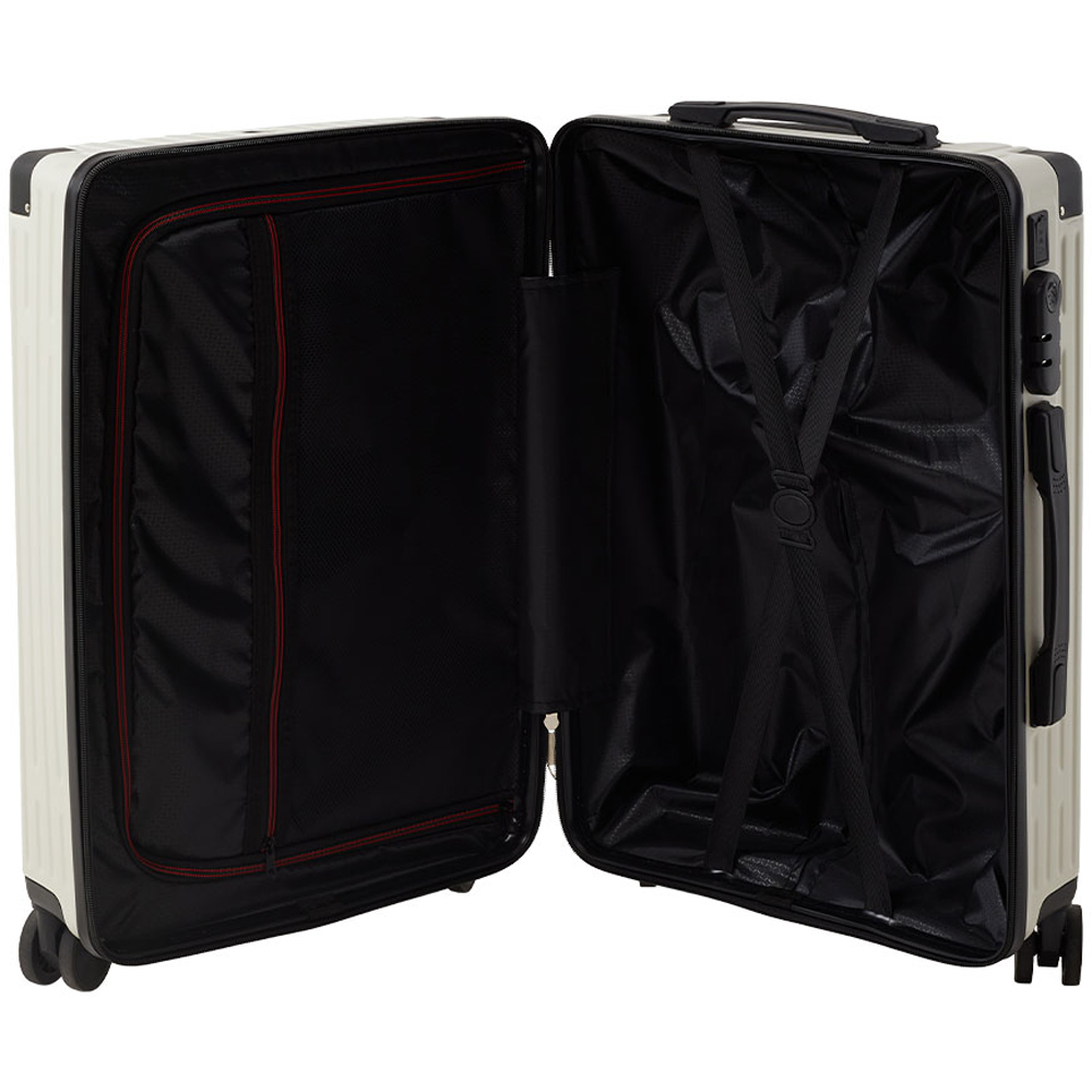 H&O Direct 22 inch White Hard Shell Luggage Suitcase Image 3