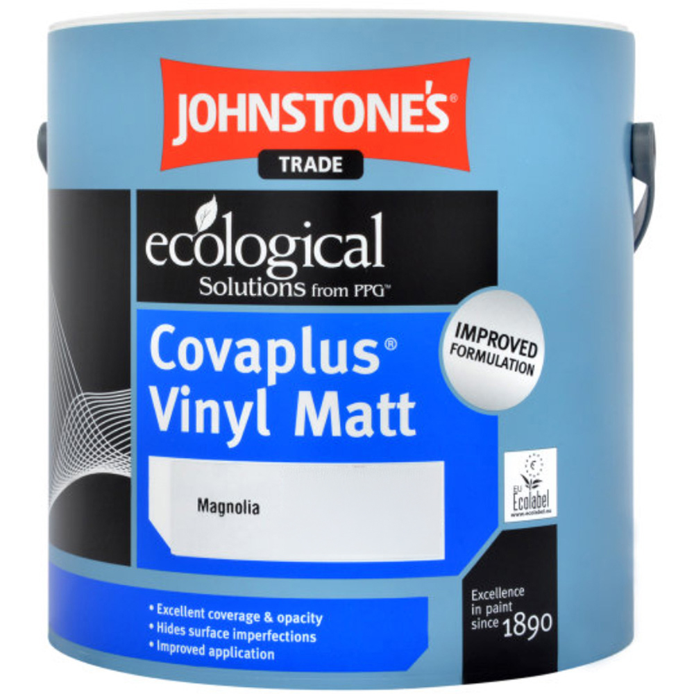 Johnstone's Trade Covaplus Magnolia Vinyl Matt Paint 2.5L Image 2