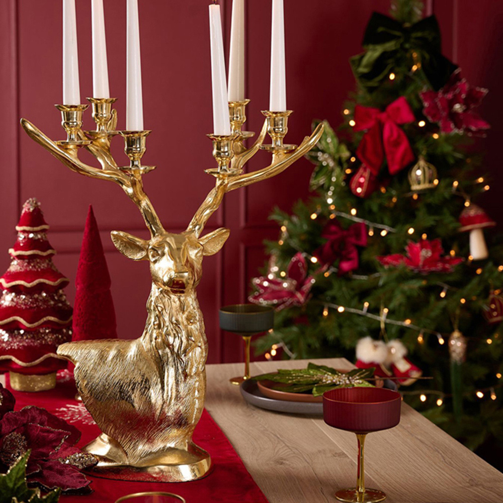 The Christmas Gift Co Red Velvet Christmas Tree Decoration Image 3
