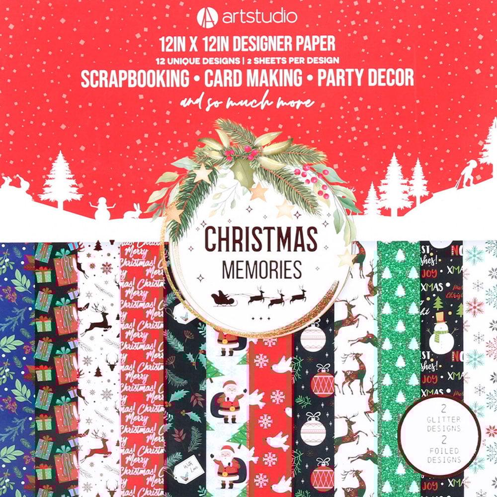 Art Studio Traditional Christmas Christmas Paper Pad Image