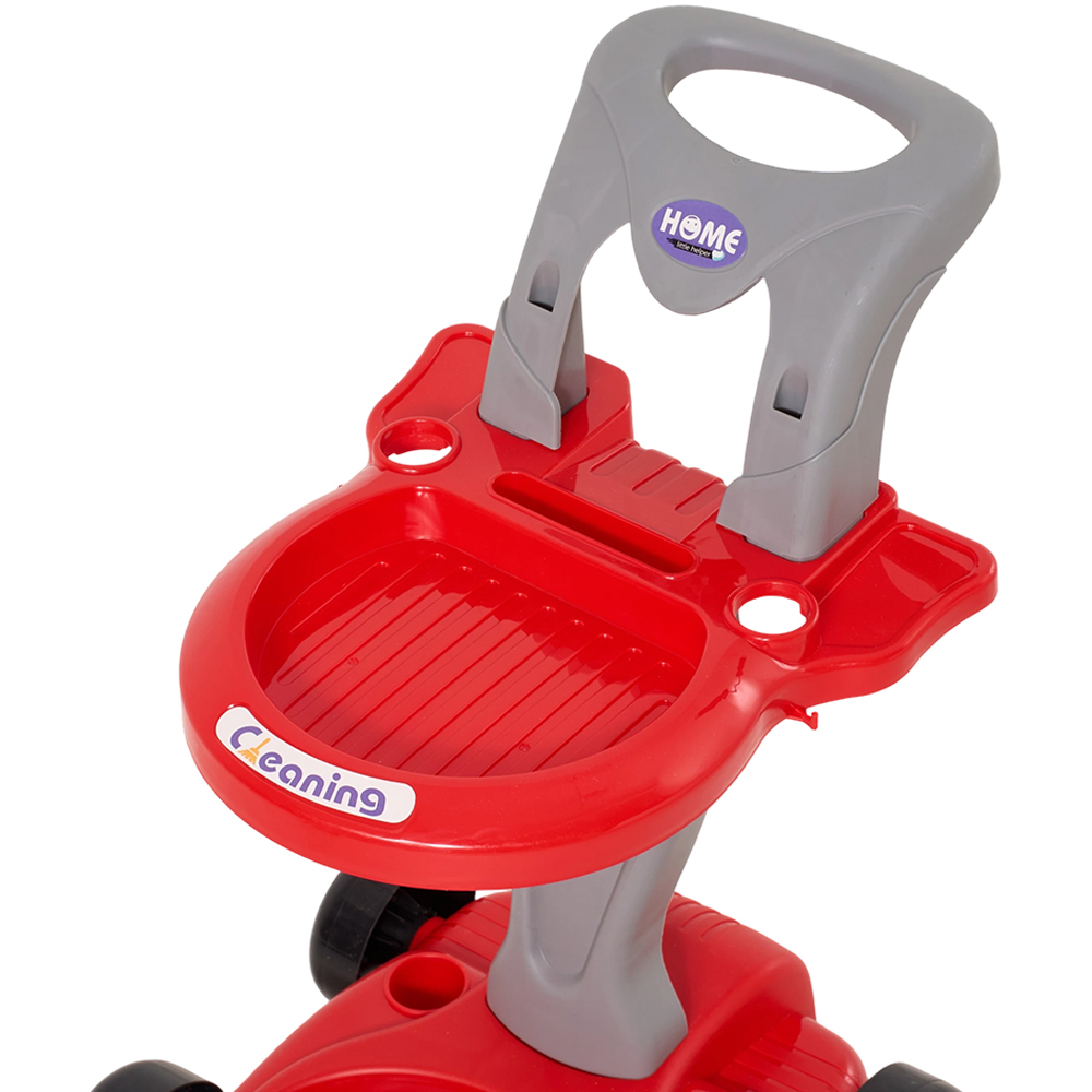 H&O Direct Kids 29 Piece Red Cleaning Pretend Play Set Image 4