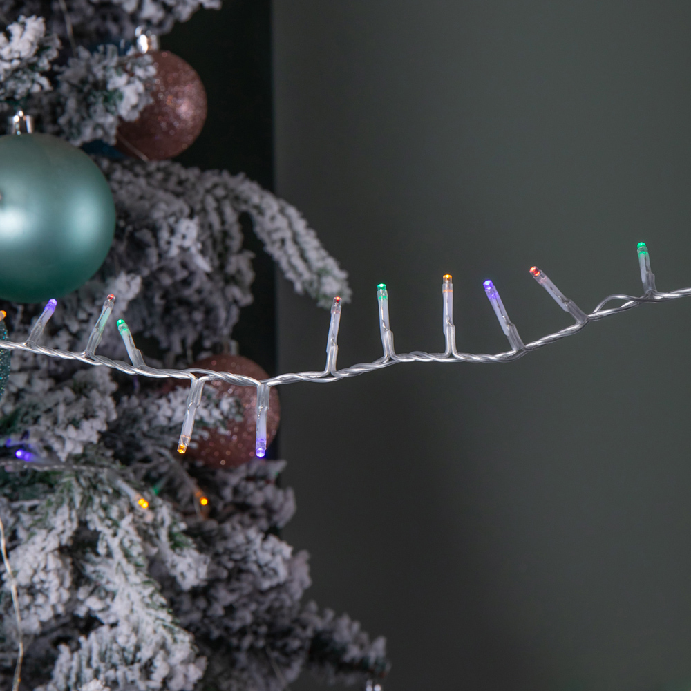 Samuel Alexander TreeBrights 2000 Multicoloured LED Clear Cable Christmas String Lights 50m Image 2