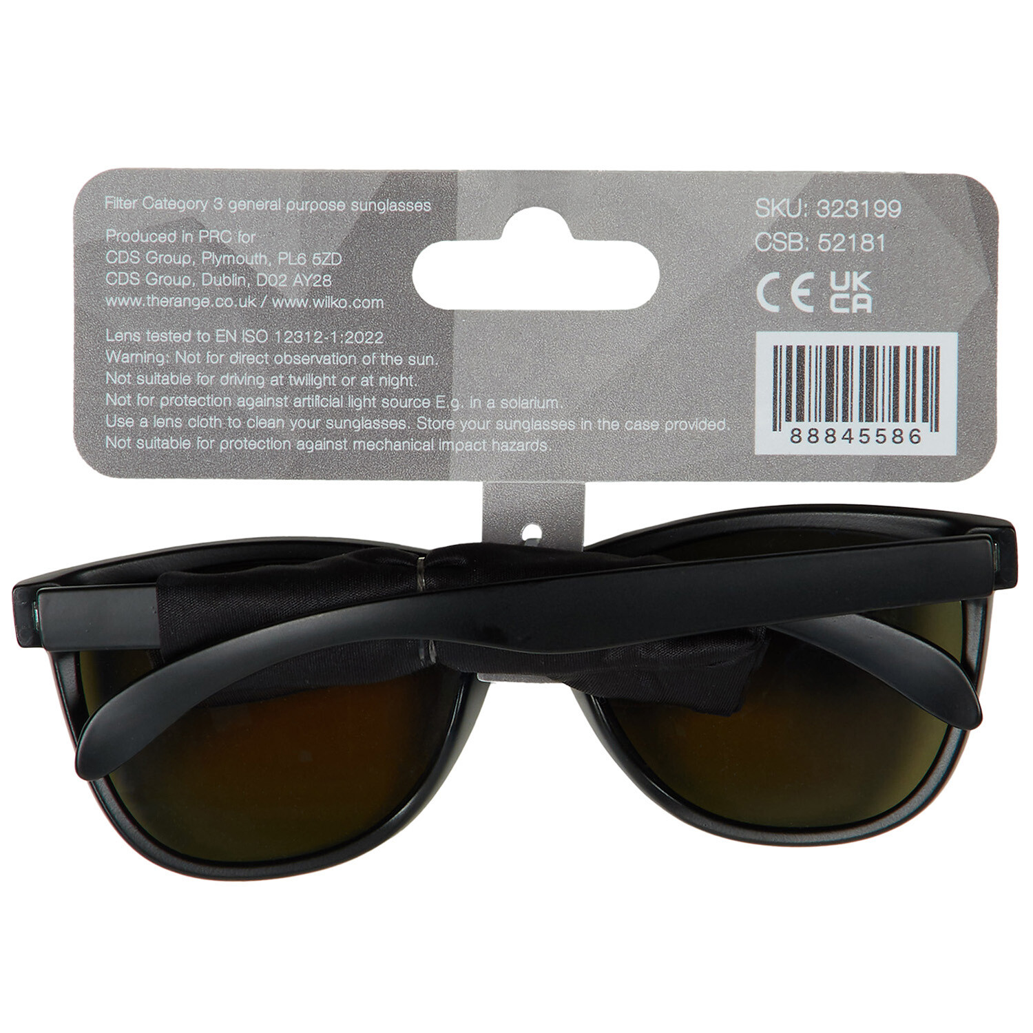 Classic Polarized Sunglasses Black Image 2