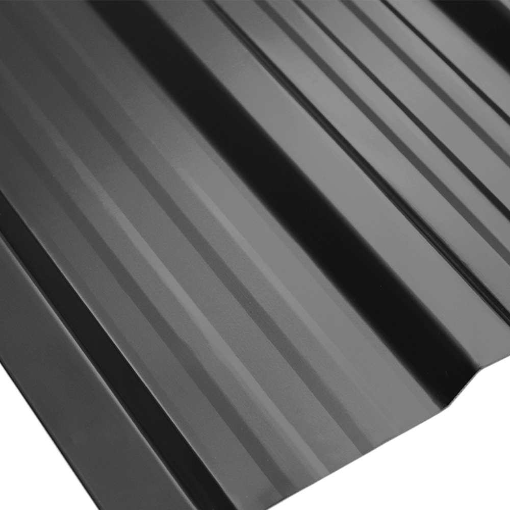 Living and Home 3.7 x 1.4ft 12 Pack Corrugated Steel Panels with Screws Image 4